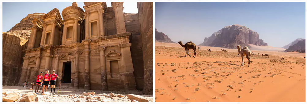 Circuits d'aventure en Jordanie, y compris des courses de marathon, des randonnées à vélo et des trekkings en Jordanie